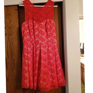 Red Lace Dress
